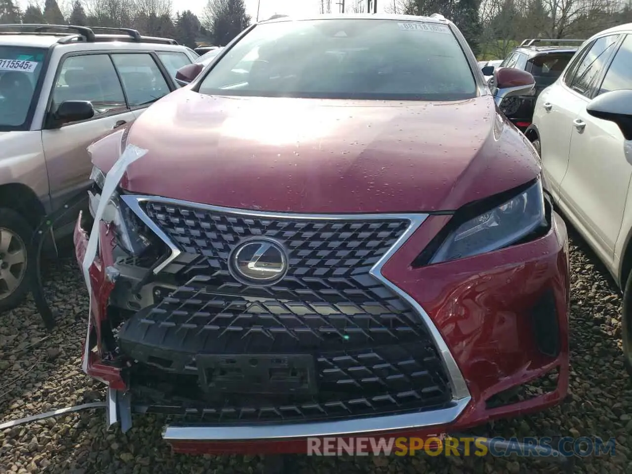 5 Photograph of a damaged car 2T2HZMDA1LC217100 LEXUS RX350 2020