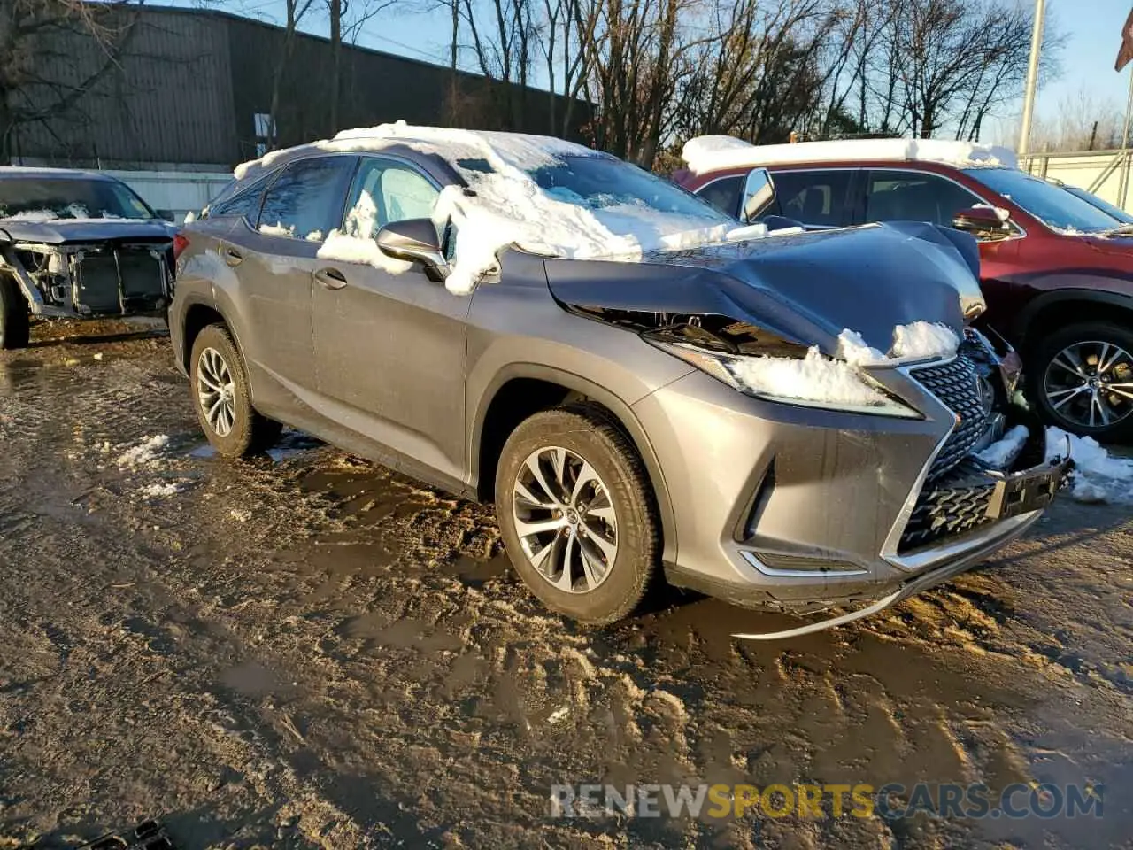 4 Photograph of a damaged car 2T2HZMDA2LC234391 LEXUS RX350 2020