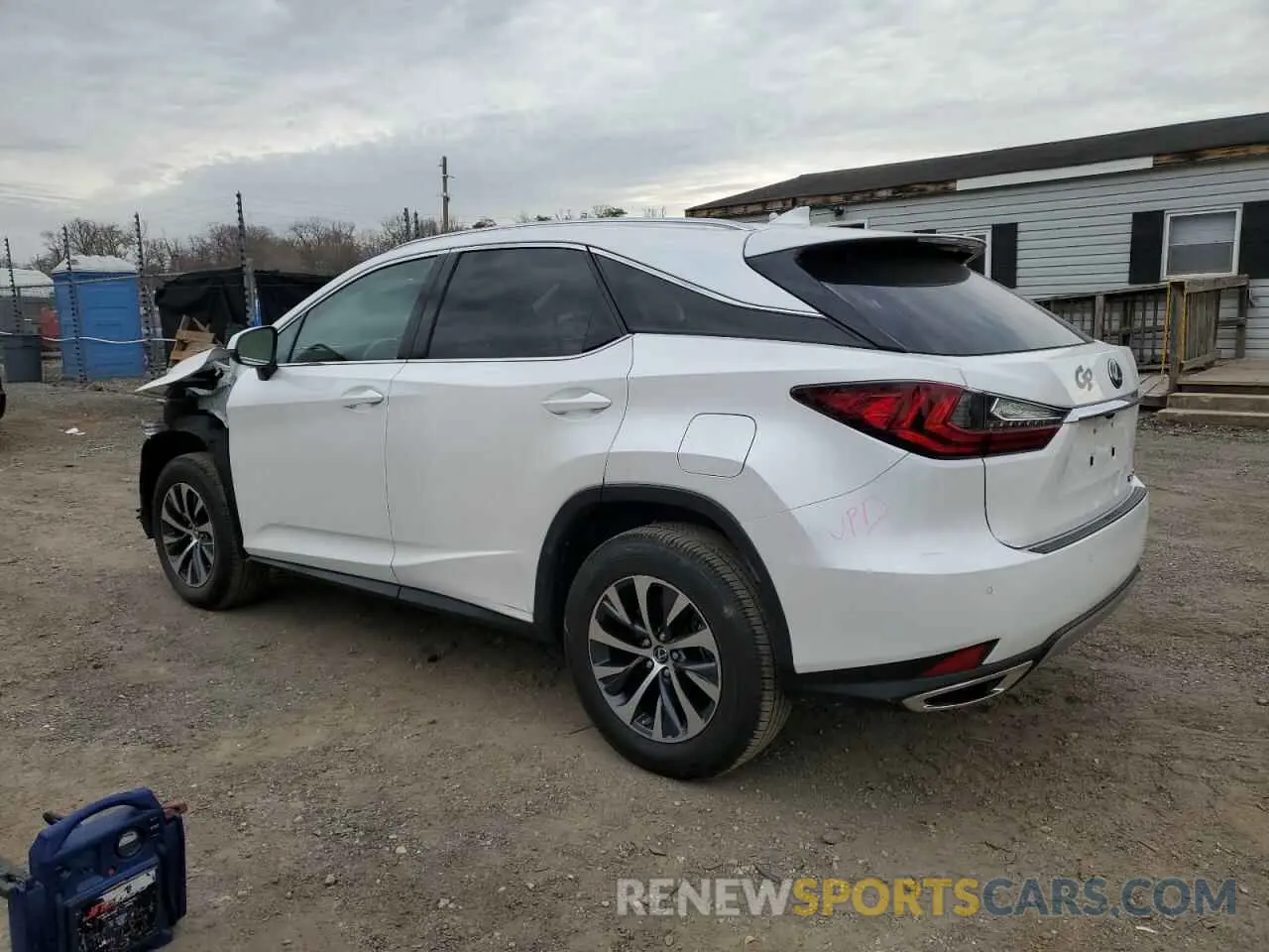 2 Фотография поврежденного автомобиля 2T2HZMDA3LC221455 LEXUS RX350 2020