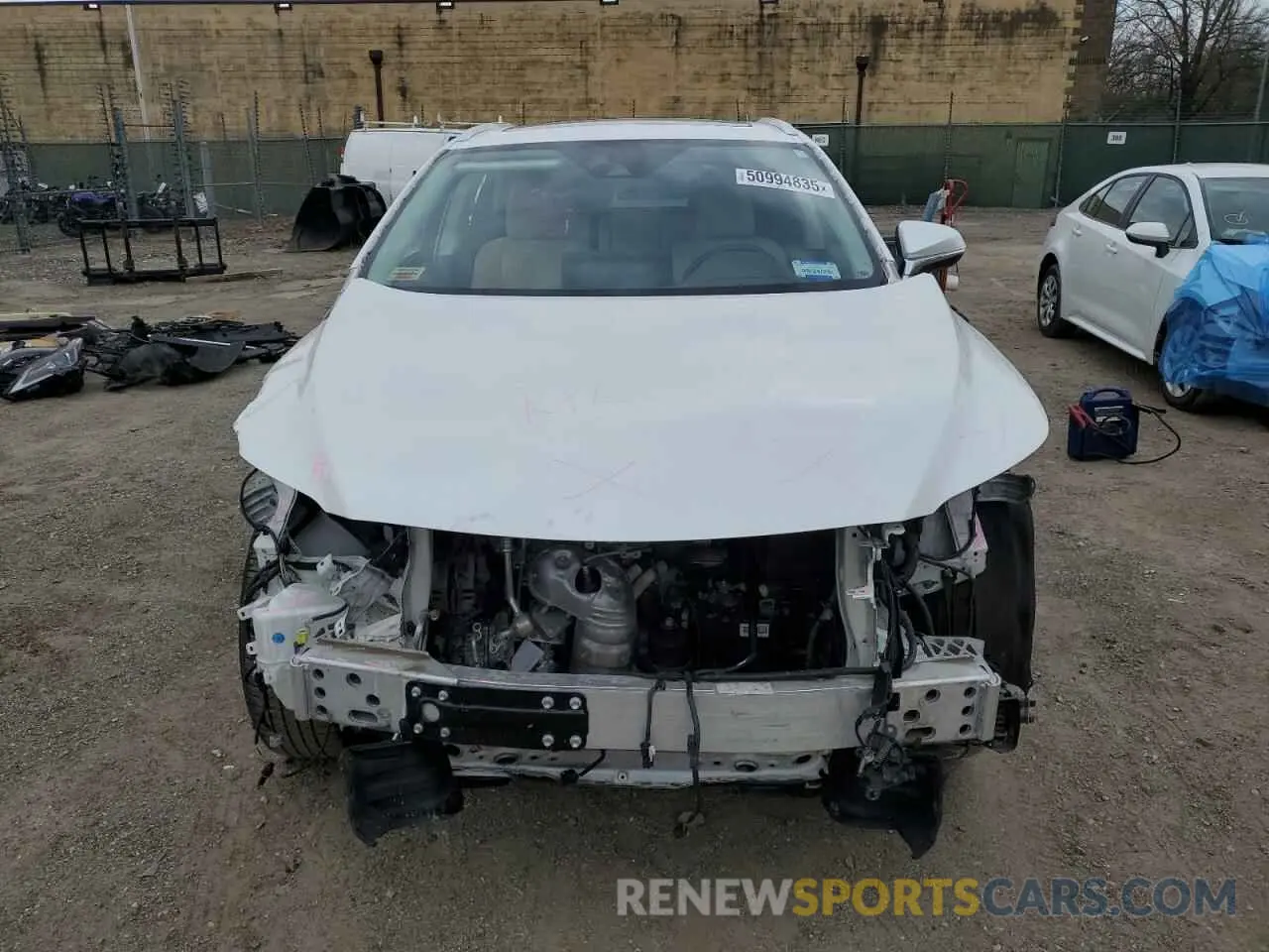 5 Фотография поврежденного автомобиля 2T2HZMDA3LC221455 LEXUS RX350 2020