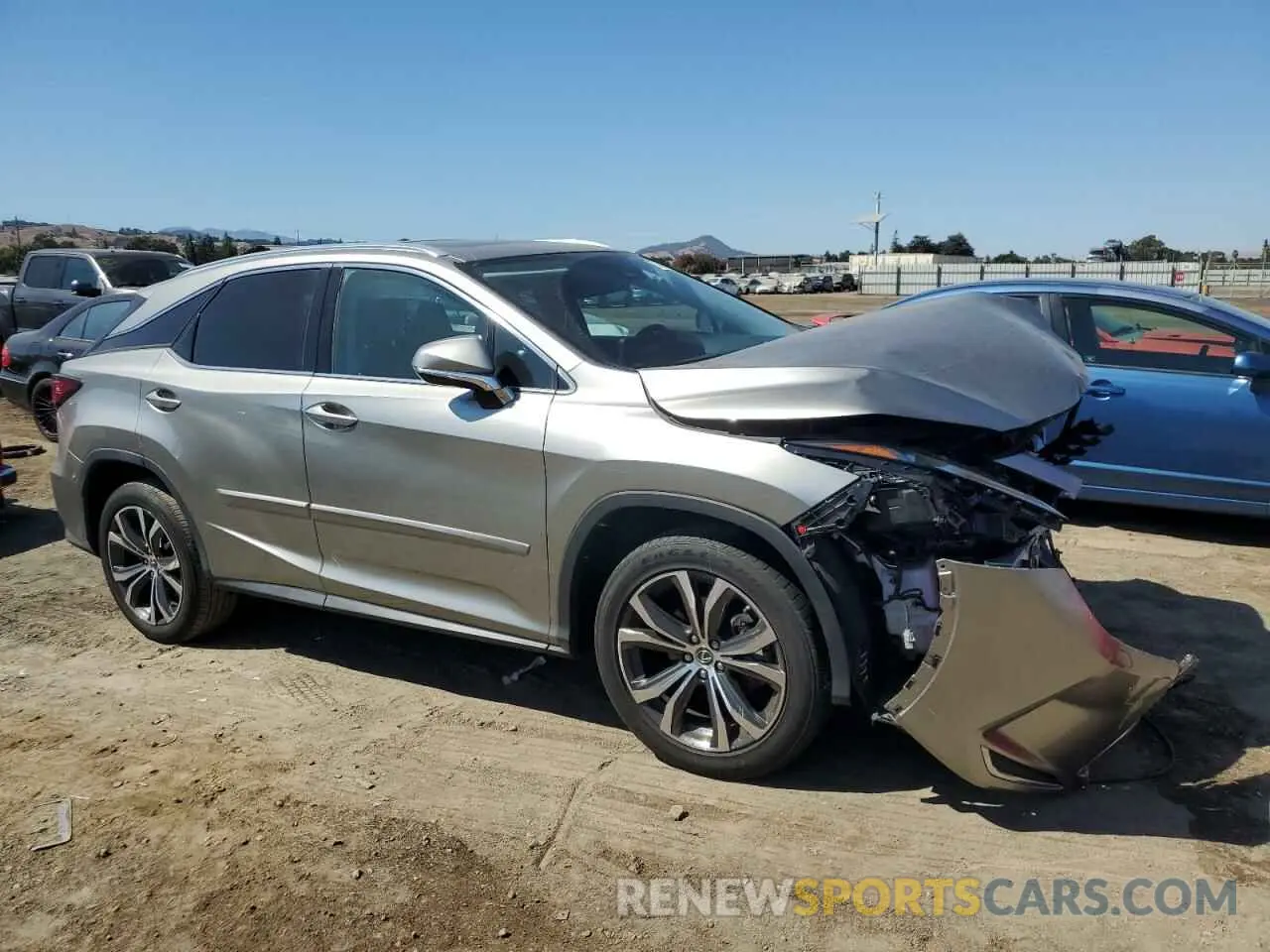 4 Фотография поврежденного автомобиля 2T2HZMDA3LC241771 LEXUS RX350 2020