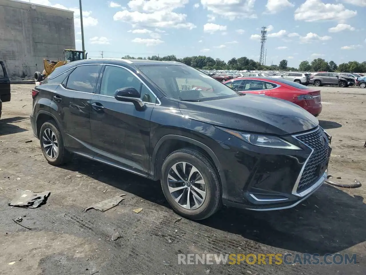 4 Фотография поврежденного автомобиля 2T2HZMDA4LC234439 LEXUS RX350 2020