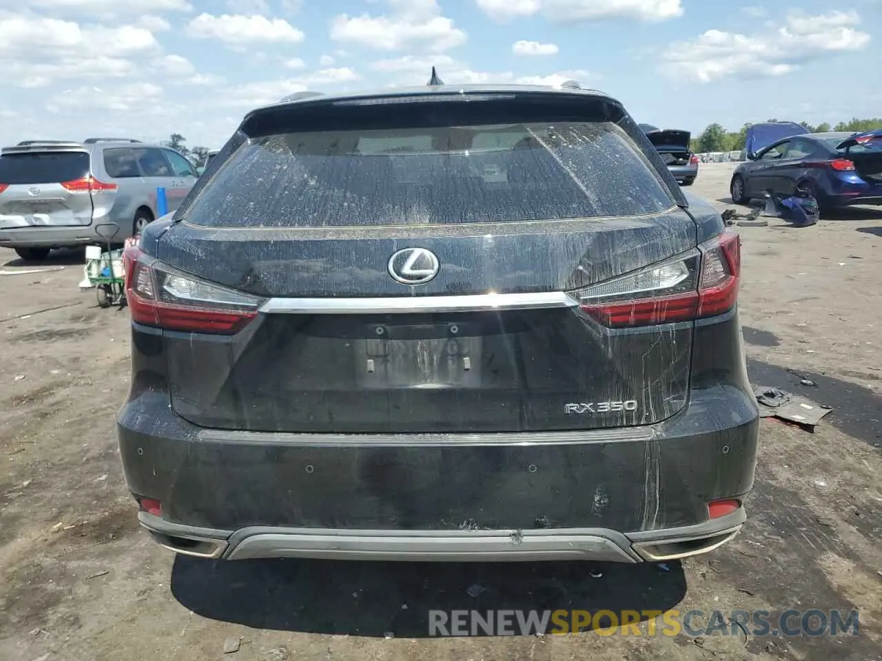 6 Фотография поврежденного автомобиля 2T2HZMDA4LC234439 LEXUS RX350 2020