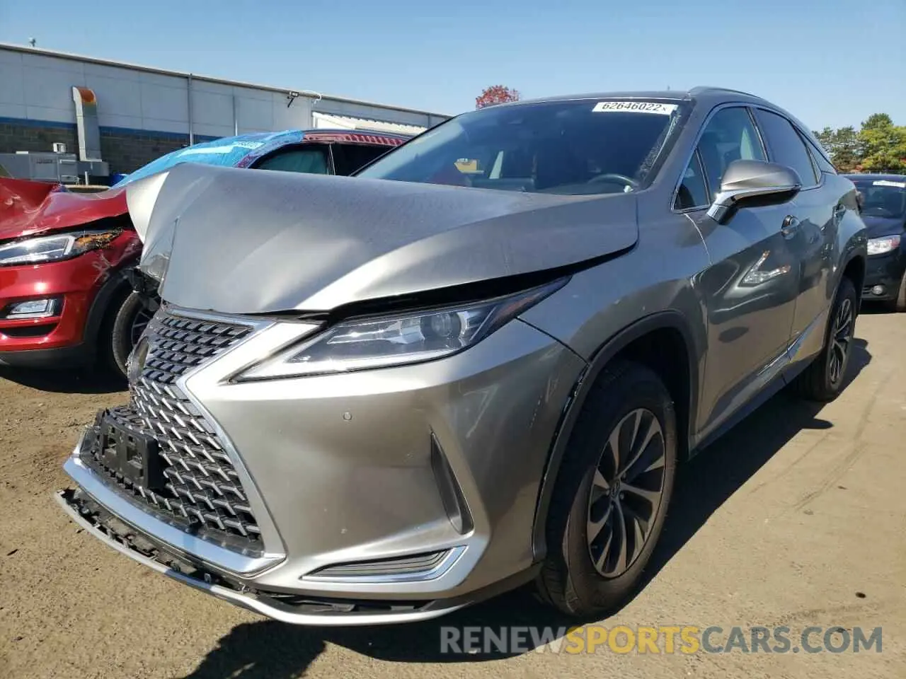 2 Фотография поврежденного автомобиля 2T2HZMDA5LC237382 LEXUS RX350 2020