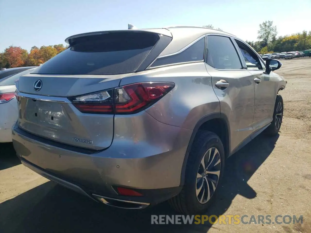 4 Фотография поврежденного автомобиля 2T2HZMDA5LC237382 LEXUS RX350 2020