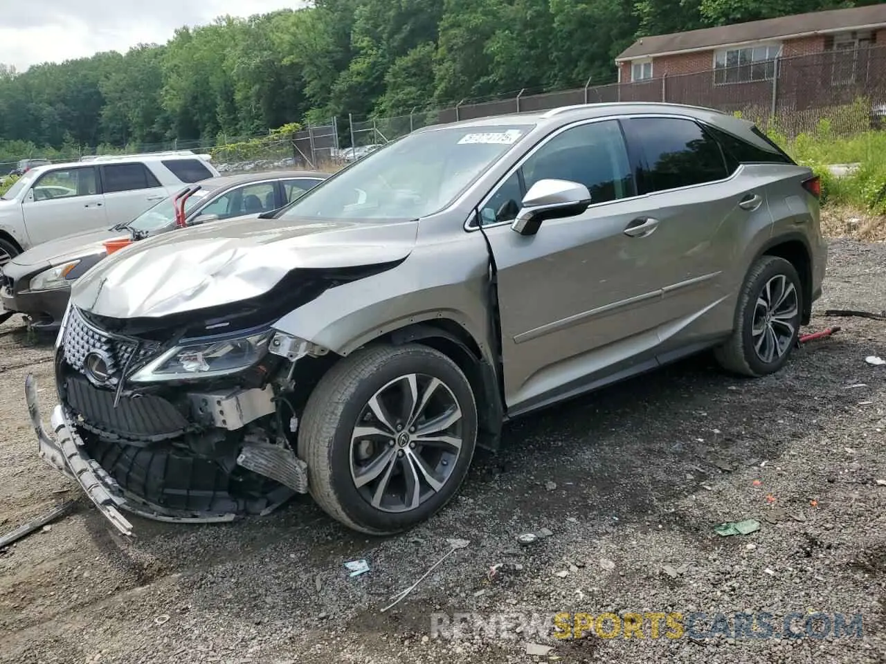 1 Photograph of a damaged car 2T2HZMDA7LC214475 LEXUS RX350 2020
