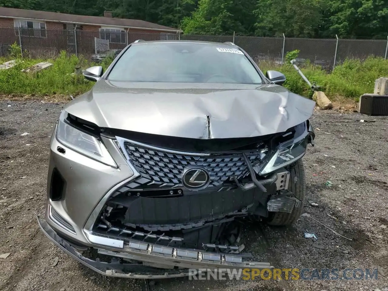 5 Photograph of a damaged car 2T2HZMDA7LC214475 LEXUS RX350 2020