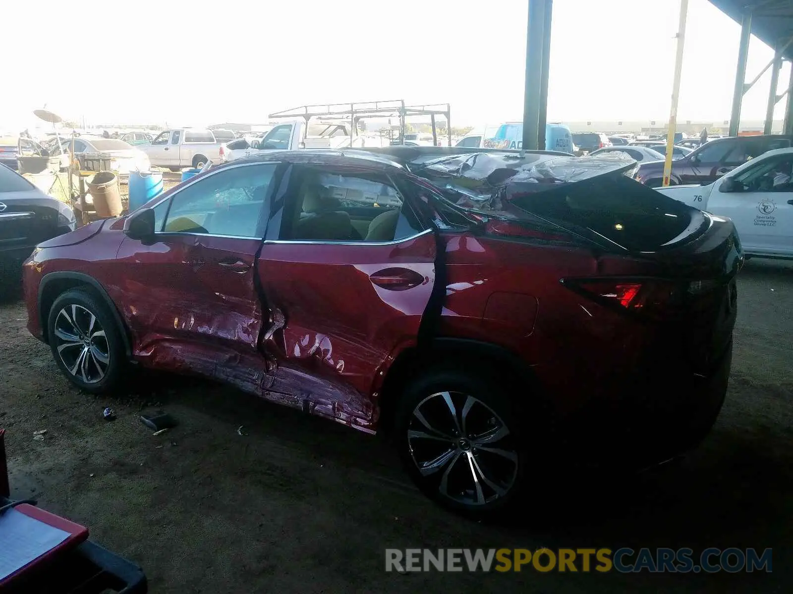 9 Photograph of a damaged car 2T2HZMDA7LC220518 LEXUS RX350 2020