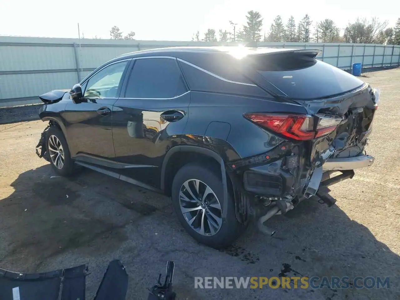 2 Photograph of a damaged car 2T2HZMDA7LC223550 LEXUS RX350 2020
