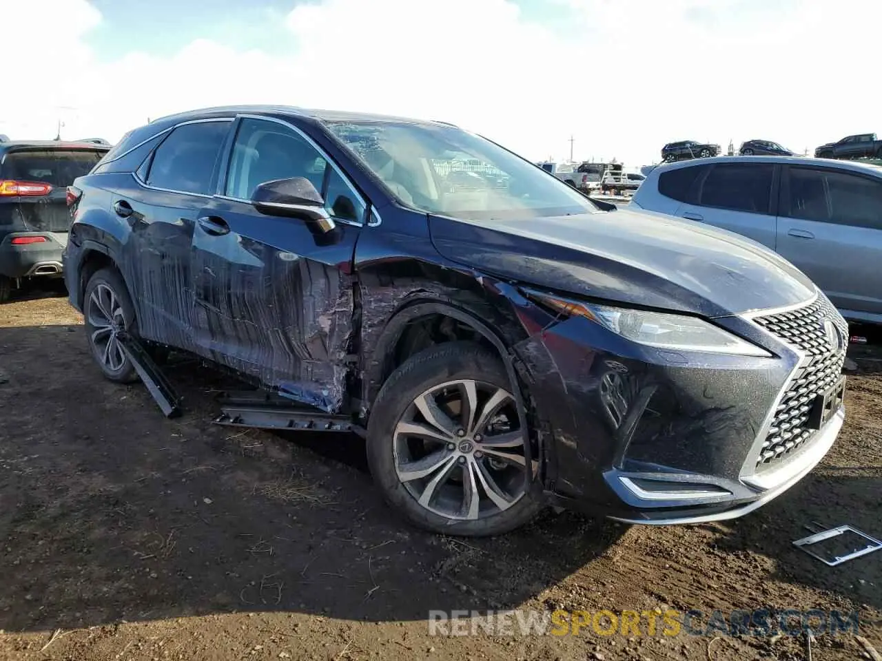 4 Photograph of a damaged car 2T2HZMDA8LC239689 LEXUS RX350 2020