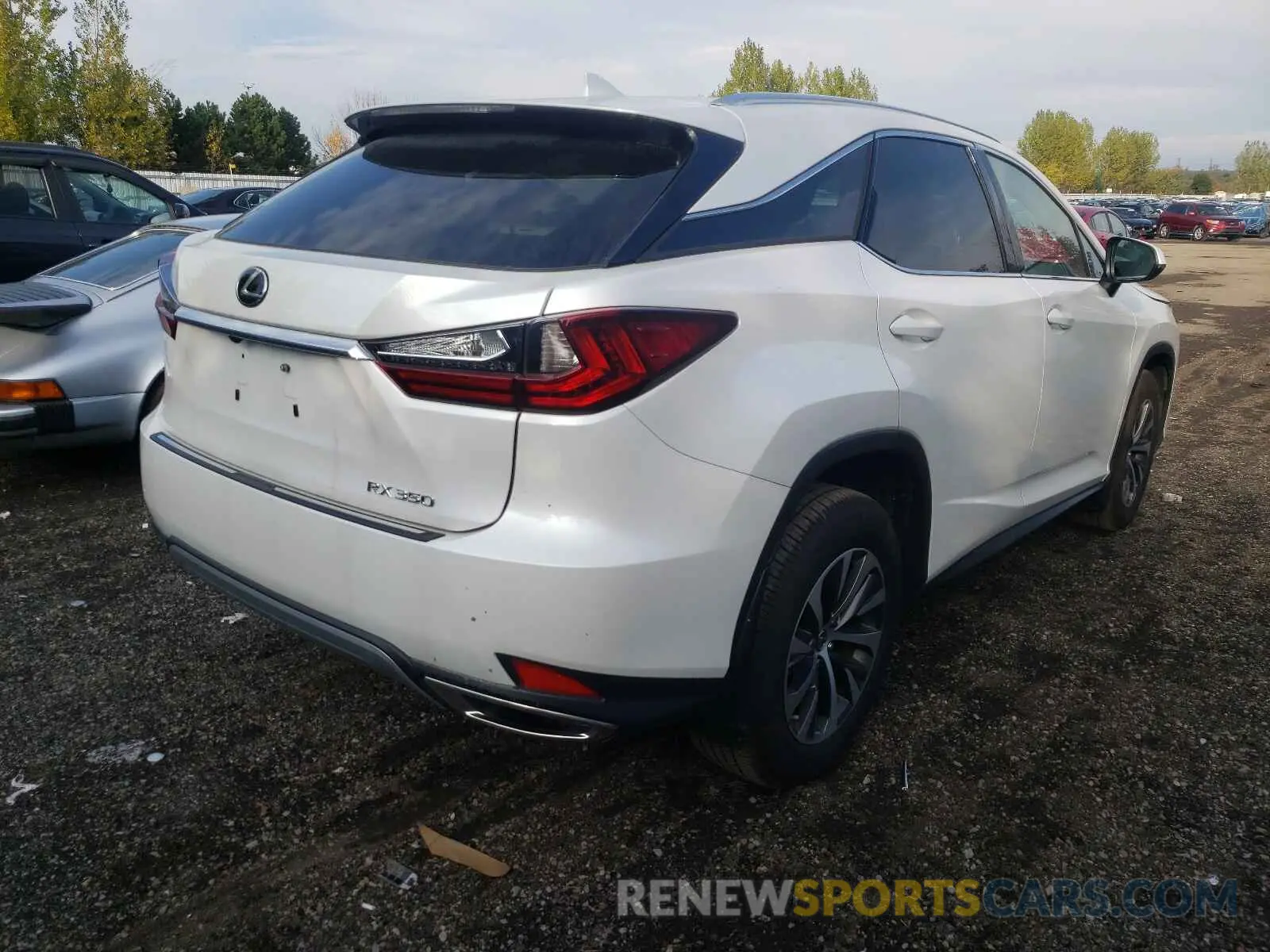 4 Фотография поврежденного автомобиля 2T2HZMDA8LC247839 LEXUS RX350 2020