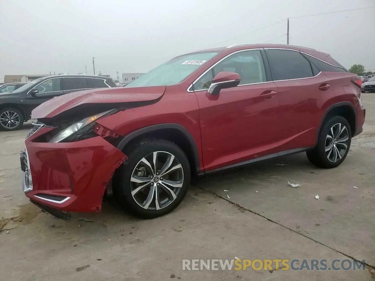 1 Photograph of a damaged car 2T2HZMDA8LC250384 LEXUS RX350 2020