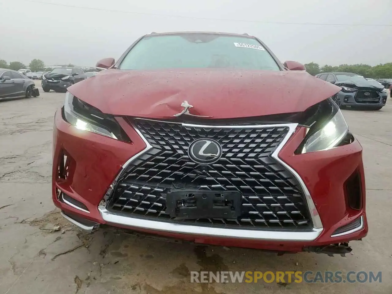 5 Photograph of a damaged car 2T2HZMDA8LC250384 LEXUS RX350 2020