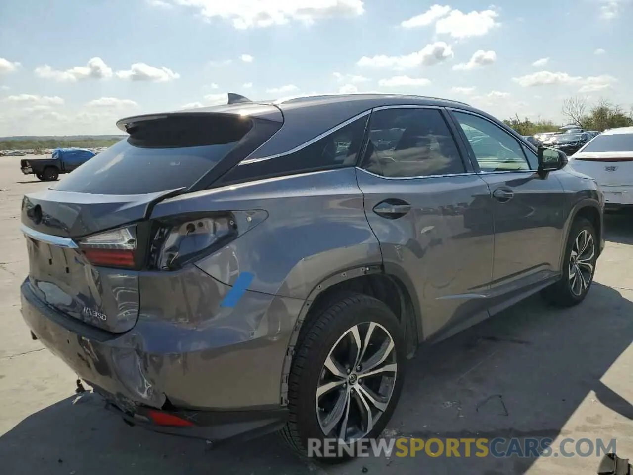 4 Photograph of a damaged car 2T2HZMDA9LC257683 LEXUS RX350 2020
