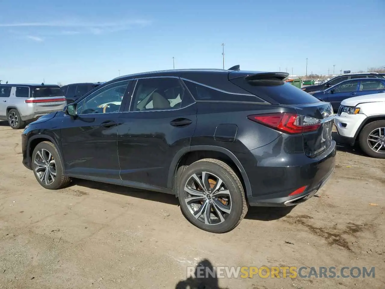 2 Photograph of a damaged car 2T2HZMDAXLC214194 LEXUS RX350 2020
