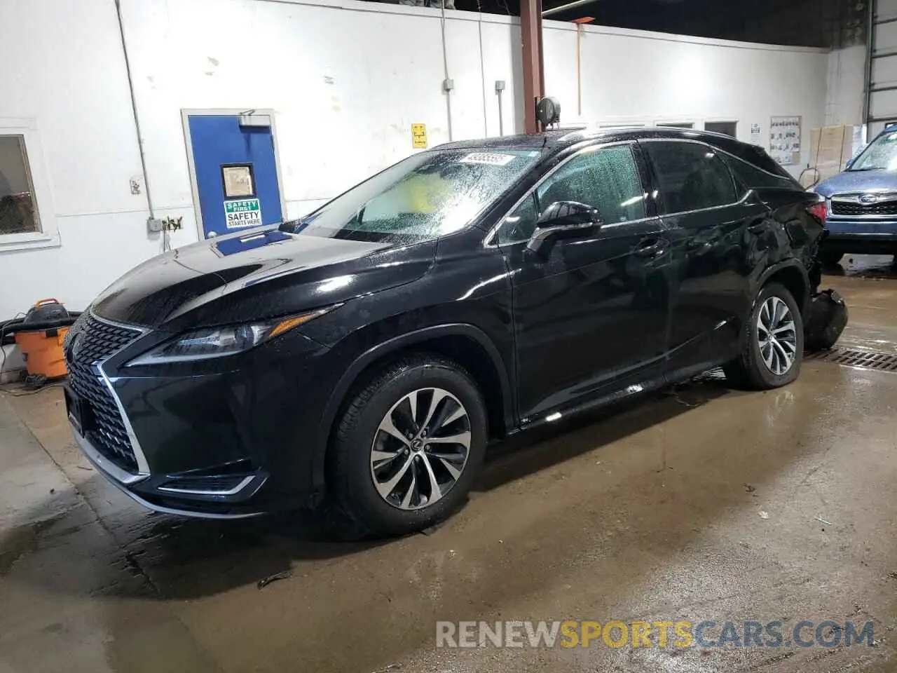 1 Photograph of a damaged car 2T2HZMDAXLC221176 LEXUS RX350 2020