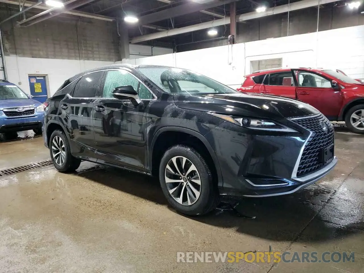 4 Photograph of a damaged car 2T2HZMDAXLC221176 LEXUS RX350 2020