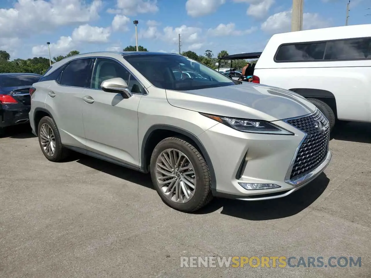 4 Фотография поврежденного автомобиля 2T2JZMAA1LC165103 LEXUS RX350 2020