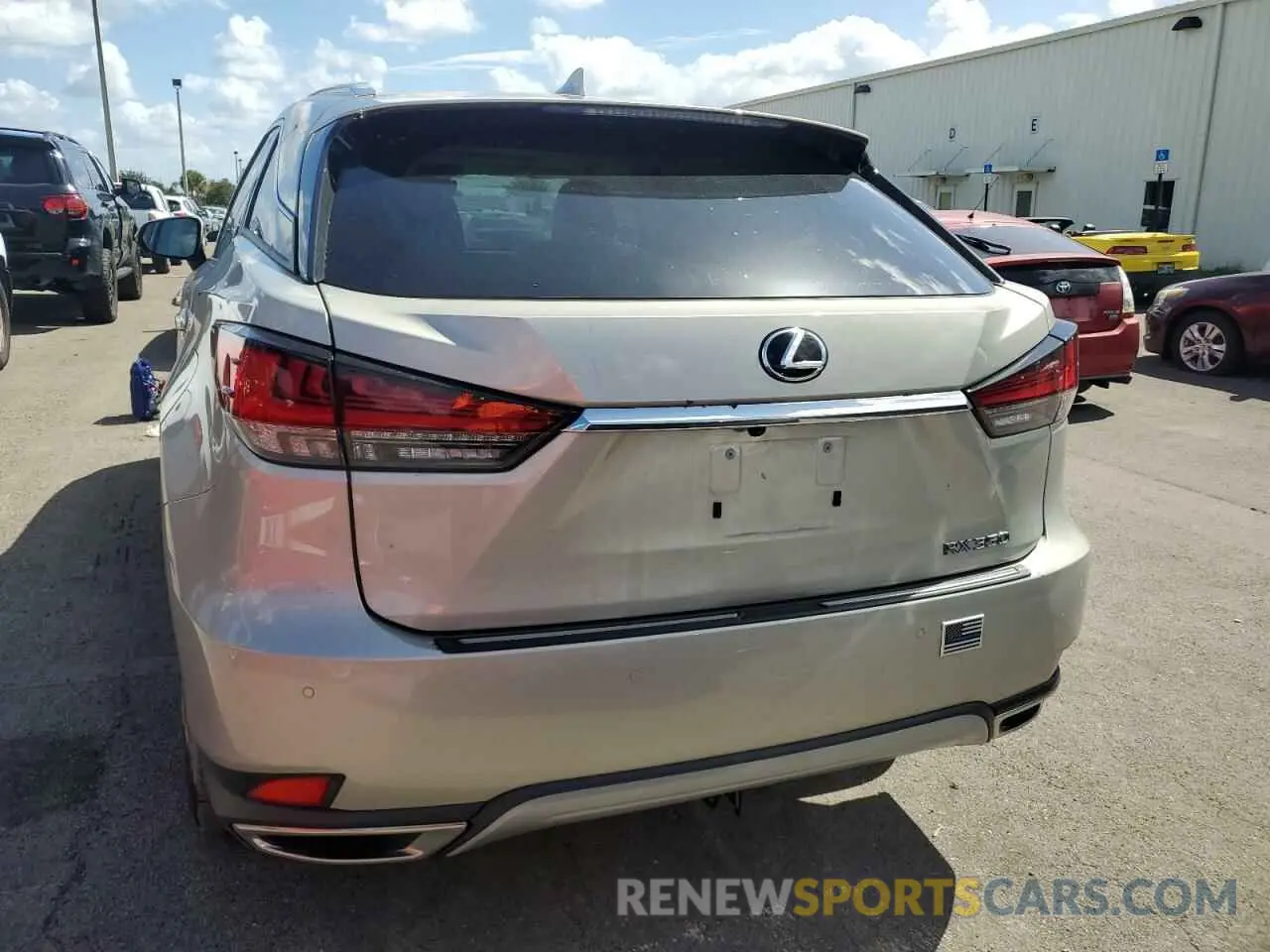 6 Фотография поврежденного автомобиля 2T2JZMAA1LC165103 LEXUS RX350 2020