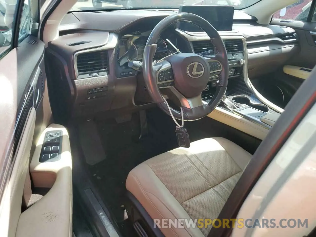 8 Фотография поврежденного автомобиля 2T2JZMAA1LC165103 LEXUS RX350 2020