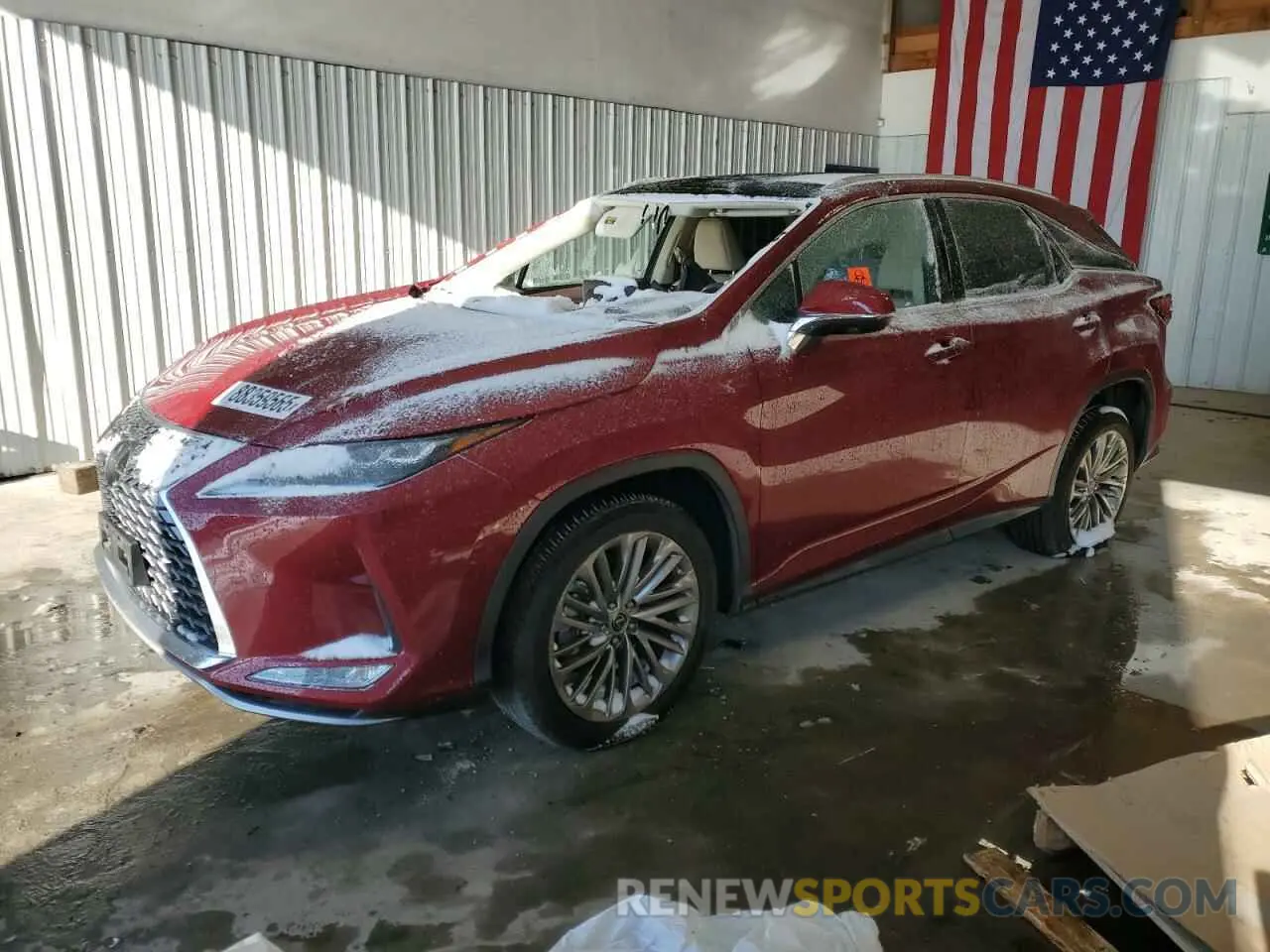 1 Фотография поврежденного автомобиля 2T2JZMDA9LC222630 LEXUS RX350 2020