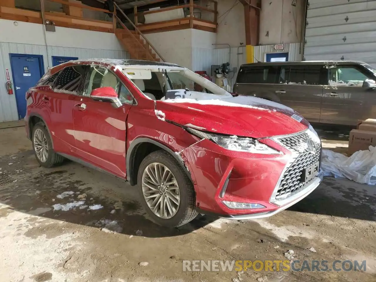 4 Фотография поврежденного автомобиля 2T2JZMDA9LC222630 LEXUS RX350 2020