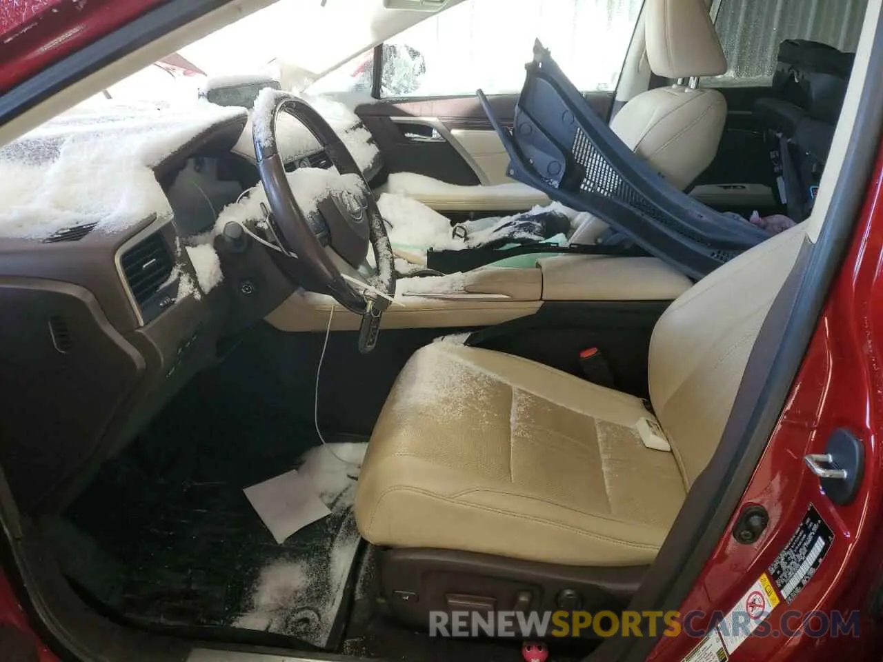 7 Фотография поврежденного автомобиля 2T2JZMDA9LC222630 LEXUS RX350 2020