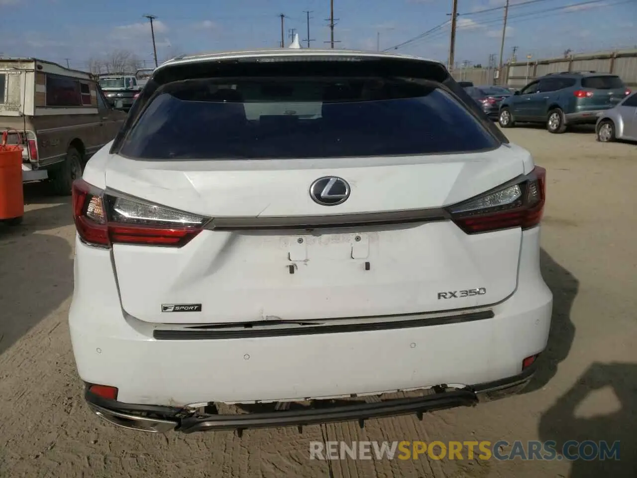 6 Фотография поврежденного автомобиля 2T2SZMDA5LC218336 LEXUS RX350 2020