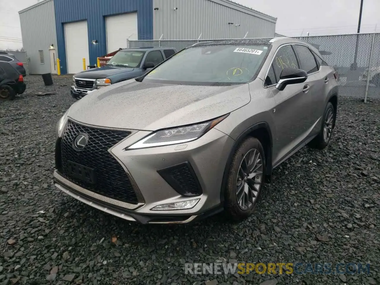 2 Фотография поврежденного автомобиля 2T2YZMDA3LC243097 LEXUS RX350 2020