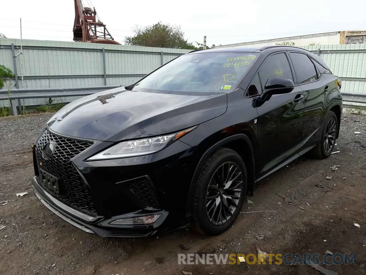 2 Фотография поврежденного автомобиля 2T2YZMDA3LC254438 LEXUS RX350 2020