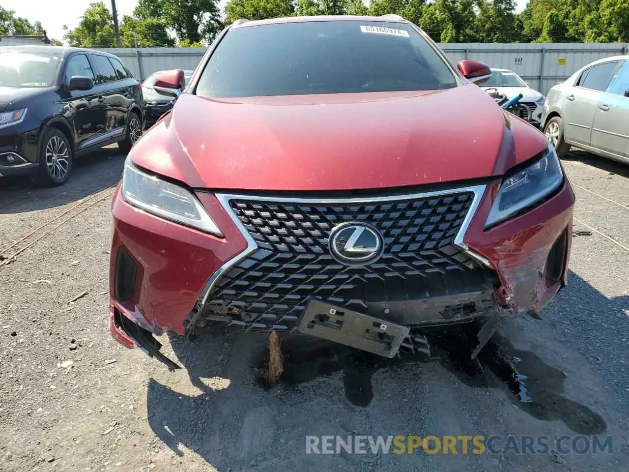 5 Photograph of a damaged car JTJHZKFA6L2025267 LEXUS RX350 2020