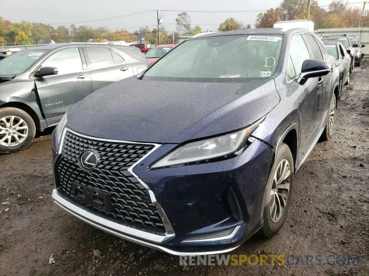 2 Фотография поврежденного автомобиля JTJHZKFA9L2022525 LEXUS RX350 2020