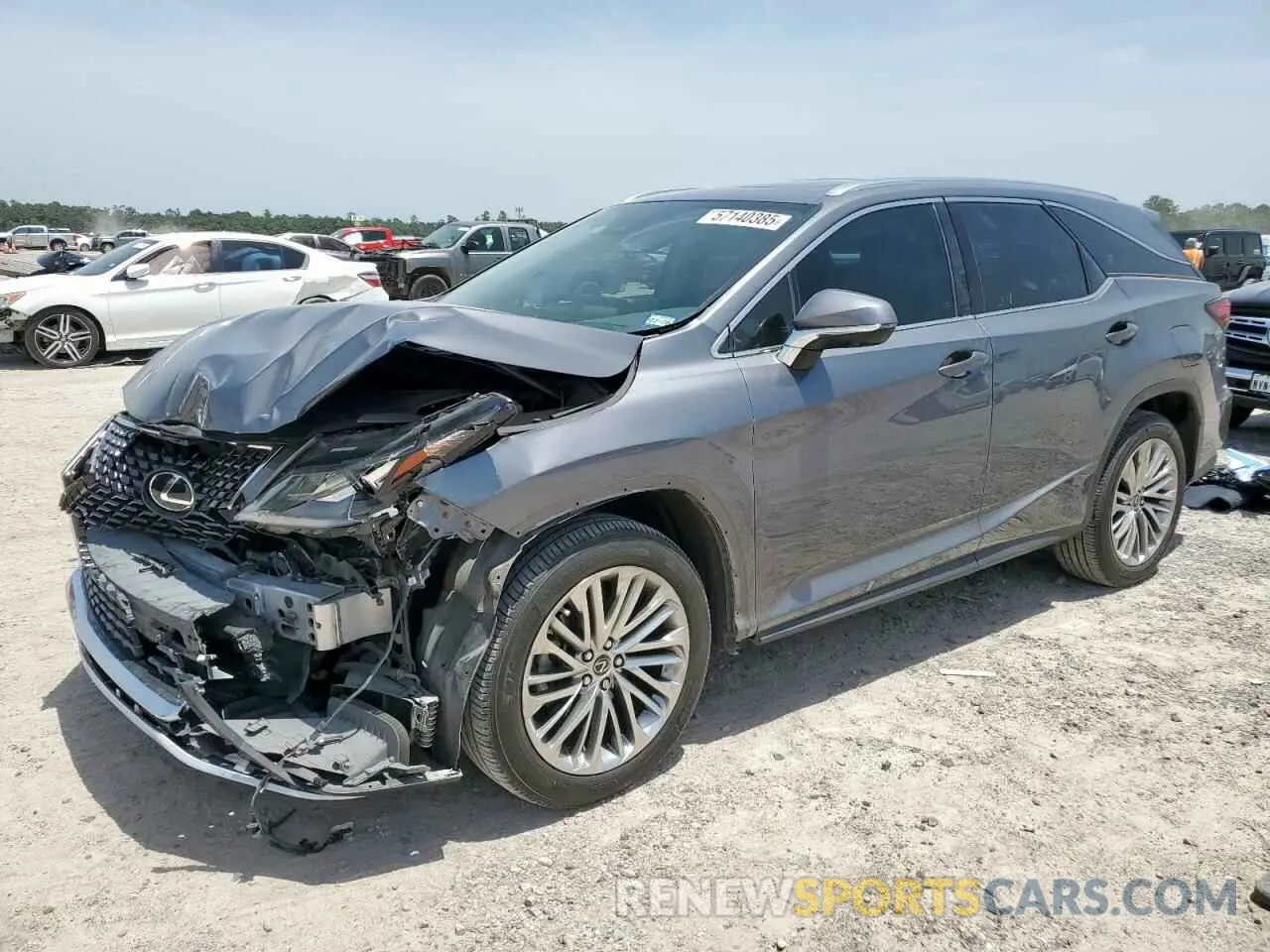 1 Photograph of a damaged car JTJJZKEA3L2016206 LEXUS RX350 2020