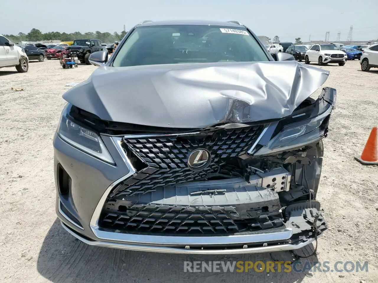 5 Photograph of a damaged car JTJJZKEA3L2016206 LEXUS RX350 2020