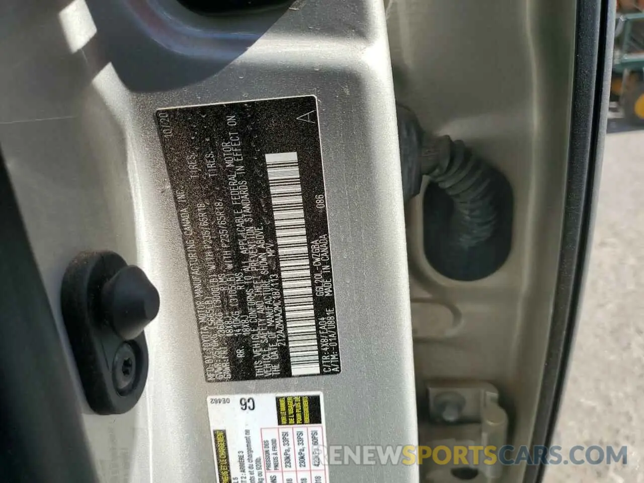 13 Photograph of a damaged car 2T2AZMAA2MC187113 LEXUS RX350 2021