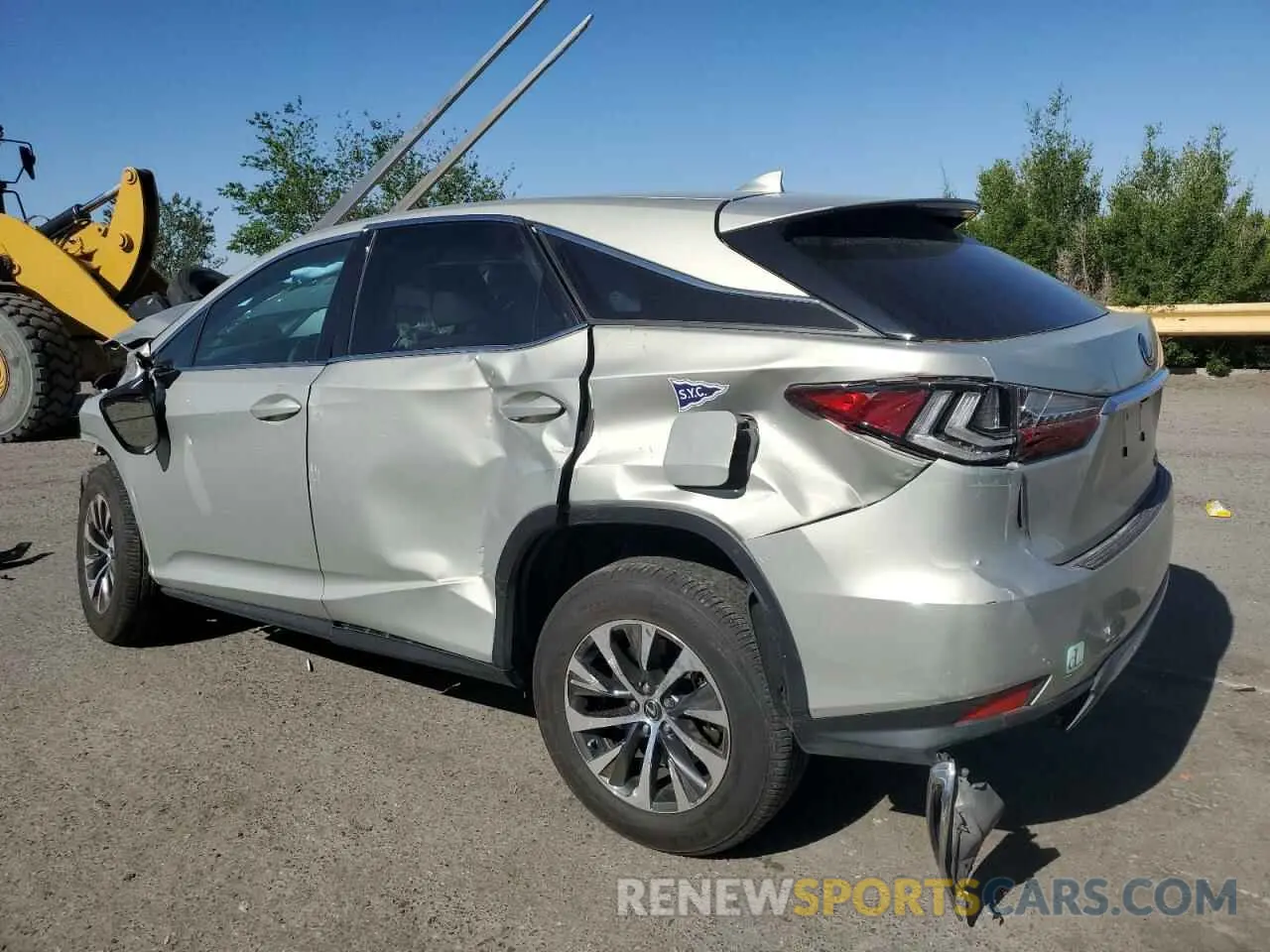 2 Photograph of a damaged car 2T2AZMAA2MC187113 LEXUS RX350 2021