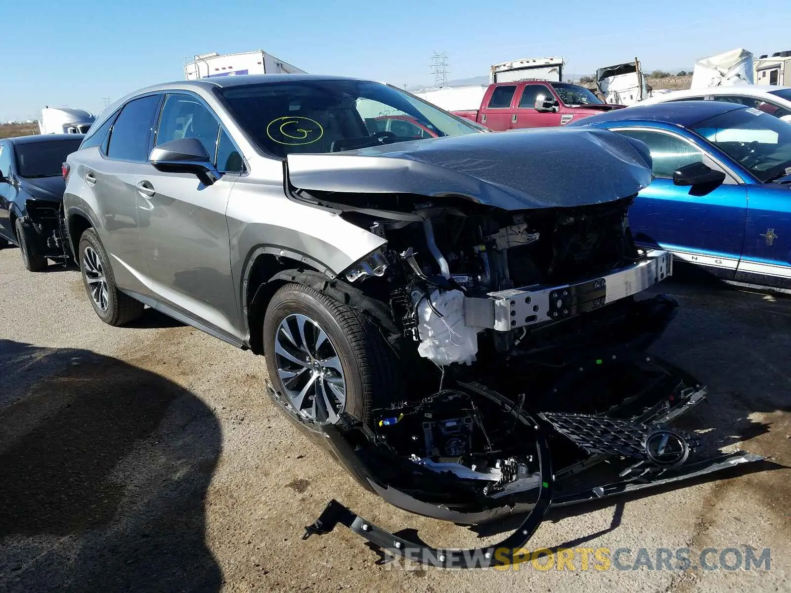 1 Photograph of a damaged car 2T2AZMAA5MC189065 LEXUS RX350 2021