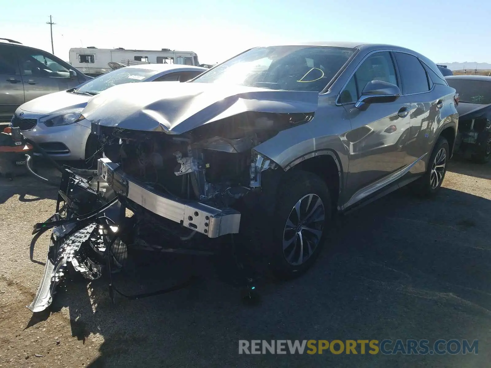 2 Photograph of a damaged car 2T2AZMAA5MC189065 LEXUS RX350 2021