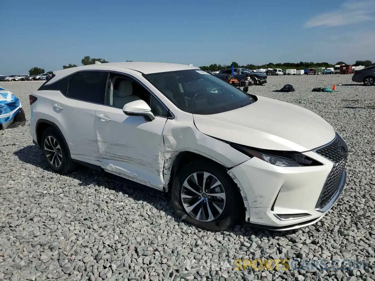 4 Фотография поврежденного автомобиля 2T2AZMAA8MC213875 LEXUS RX350 2021