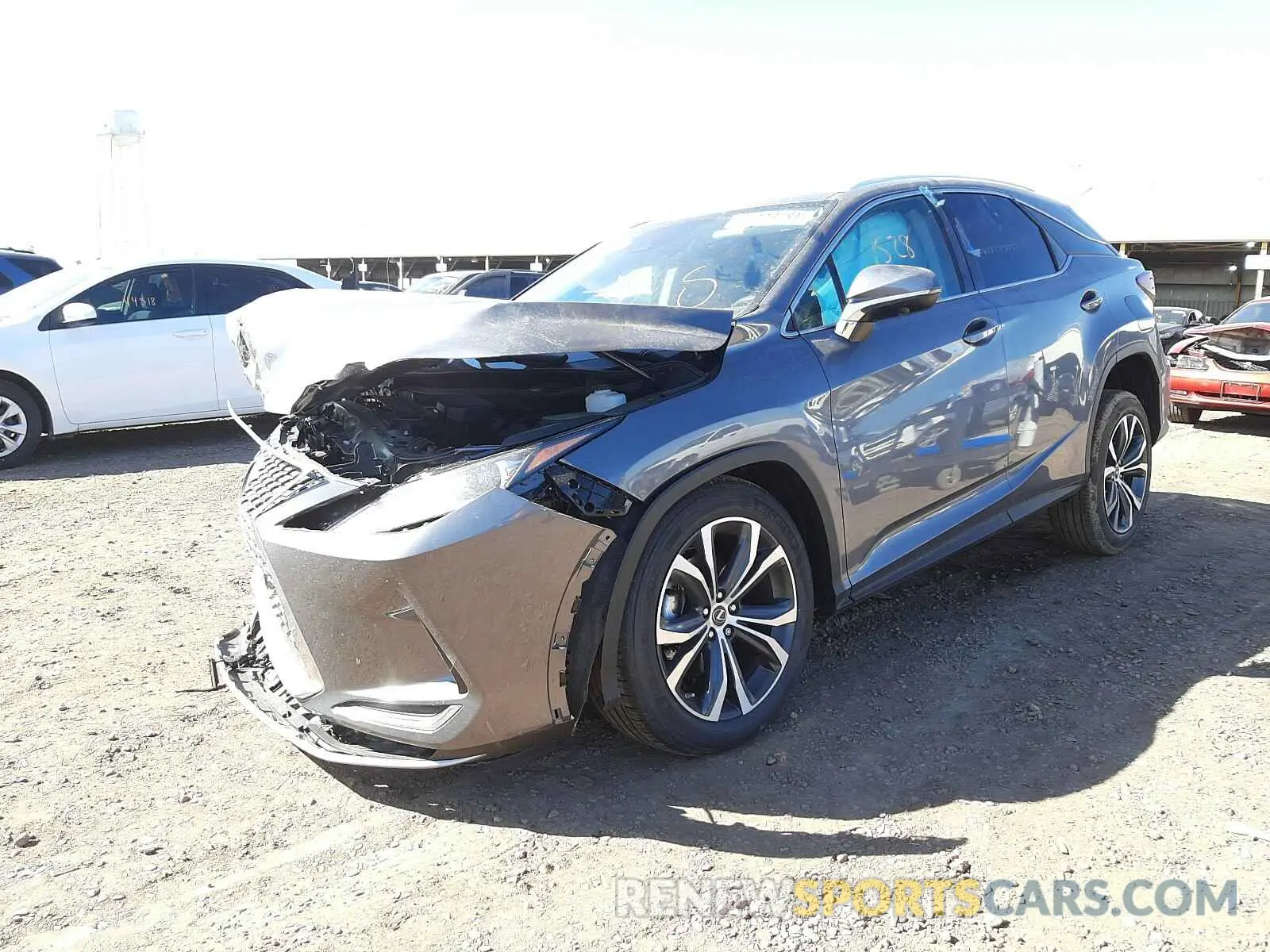 2 Photograph of a damaged car 2T2HZMAA0MC190493 LEXUS RX350 2021