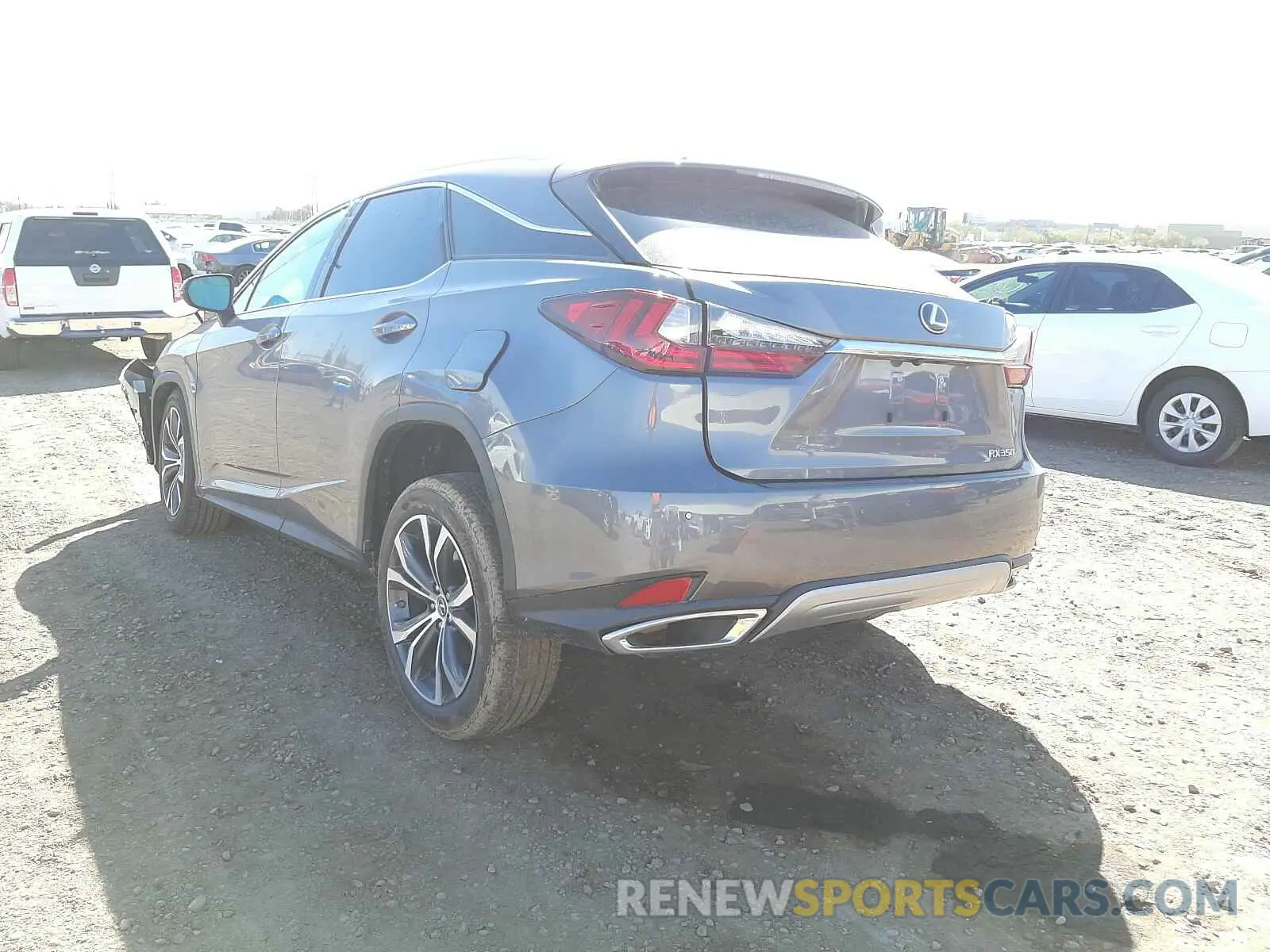 3 Photograph of a damaged car 2T2HZMAA0MC190493 LEXUS RX350 2021