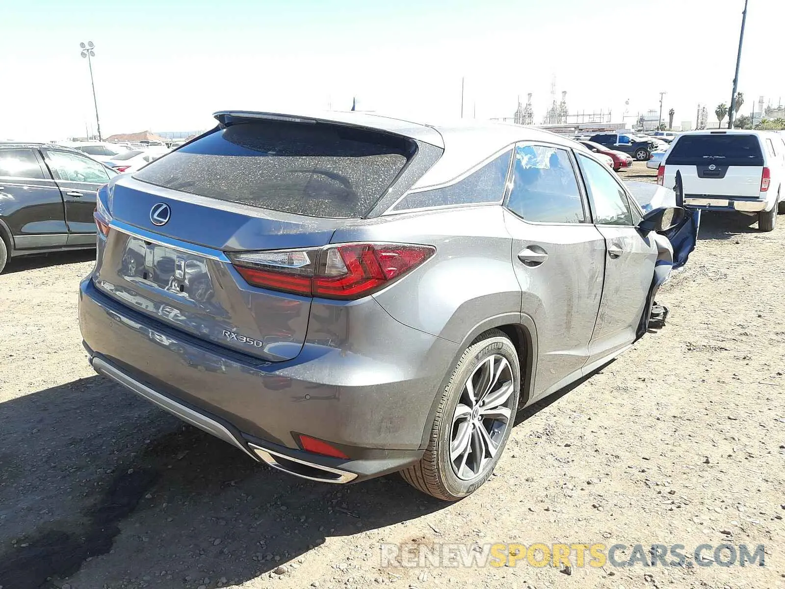 4 Photograph of a damaged car 2T2HZMAA0MC190493 LEXUS RX350 2021