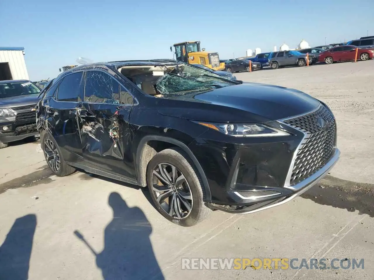 4 Фотография поврежденного автомобиля 2T2HZMAA0MC194477 LEXUS RX350 2021