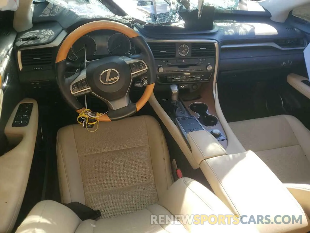 8 Фотография поврежденного автомобиля 2T2HZMAA0MC194477 LEXUS RX350 2021