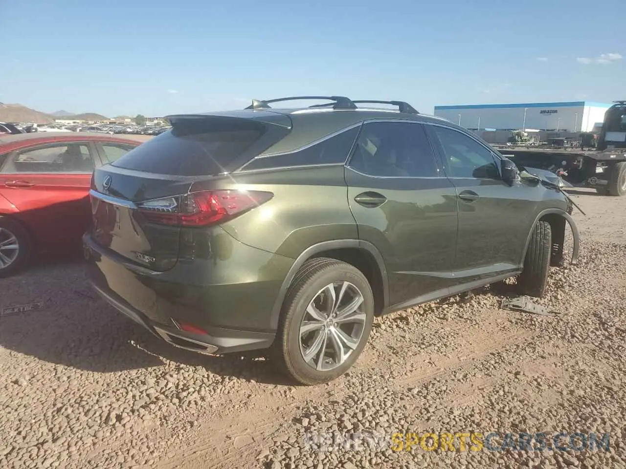 3 Photograph of a damaged car 2T2HZMAA1MC200464 LEXUS RX350 2021