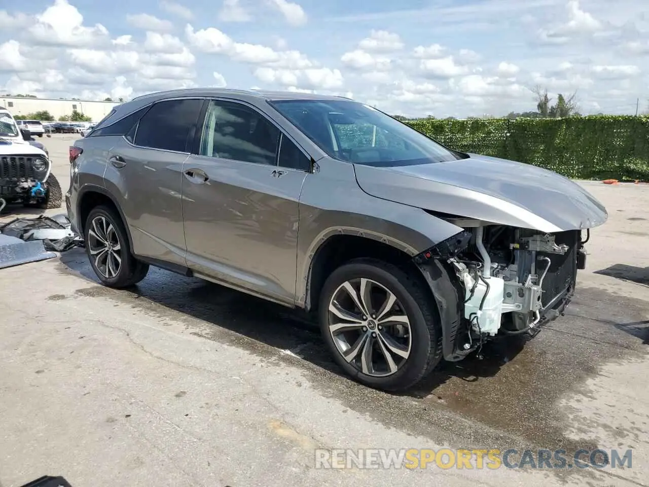 4 Photograph of a damaged car 2T2HZMAA2MC183447 LEXUS RX350 2021