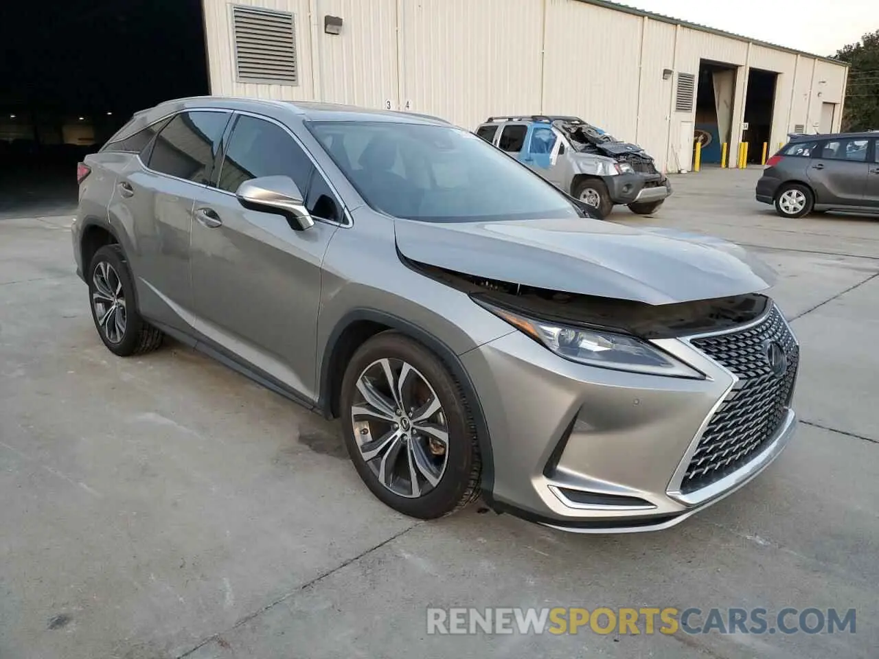 4 Фотография поврежденного автомобиля 2T2HZMAA2MC191192 LEXUS RX350 2021