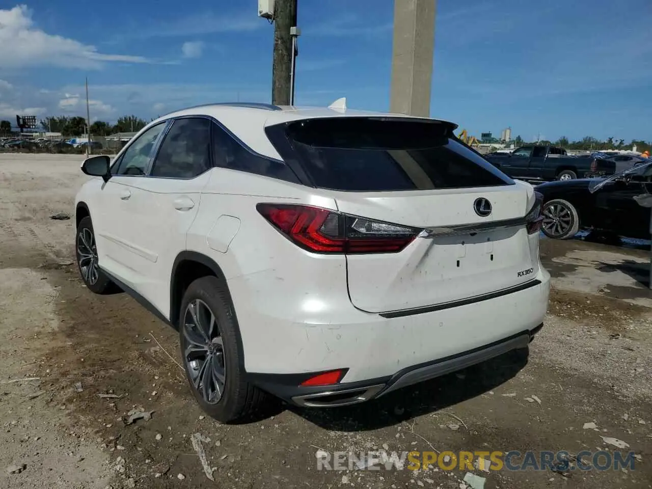 3 Фотография поврежденного автомобиля 2T2HZMAA3MC191296 LEXUS RX350 2021