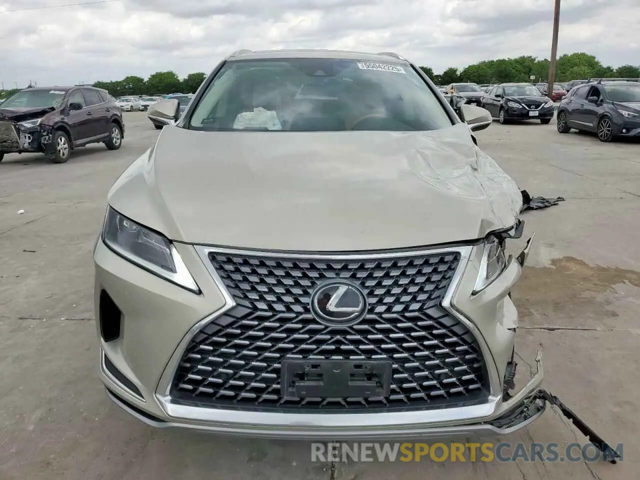 5 Photograph of a damaged car 2T2HZMAA3MC193923 LEXUS RX350 2021