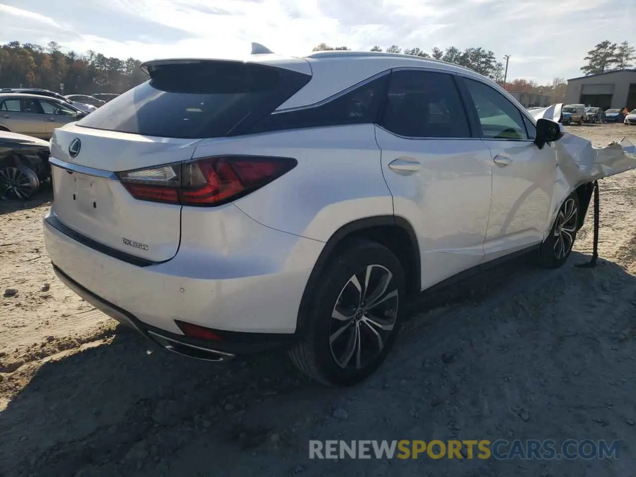 4 Фотография поврежденного автомобиля 2T2HZMAA5MC182468 LEXUS RX350 2021